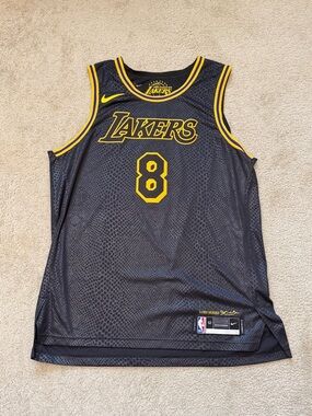 Nike Kobe Bryant Lakers Black Mamba Jersey #8 Lore Series Snakeskin